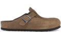 Birkenstock Boston Soft Footbed Suede Dark Tea Tonal