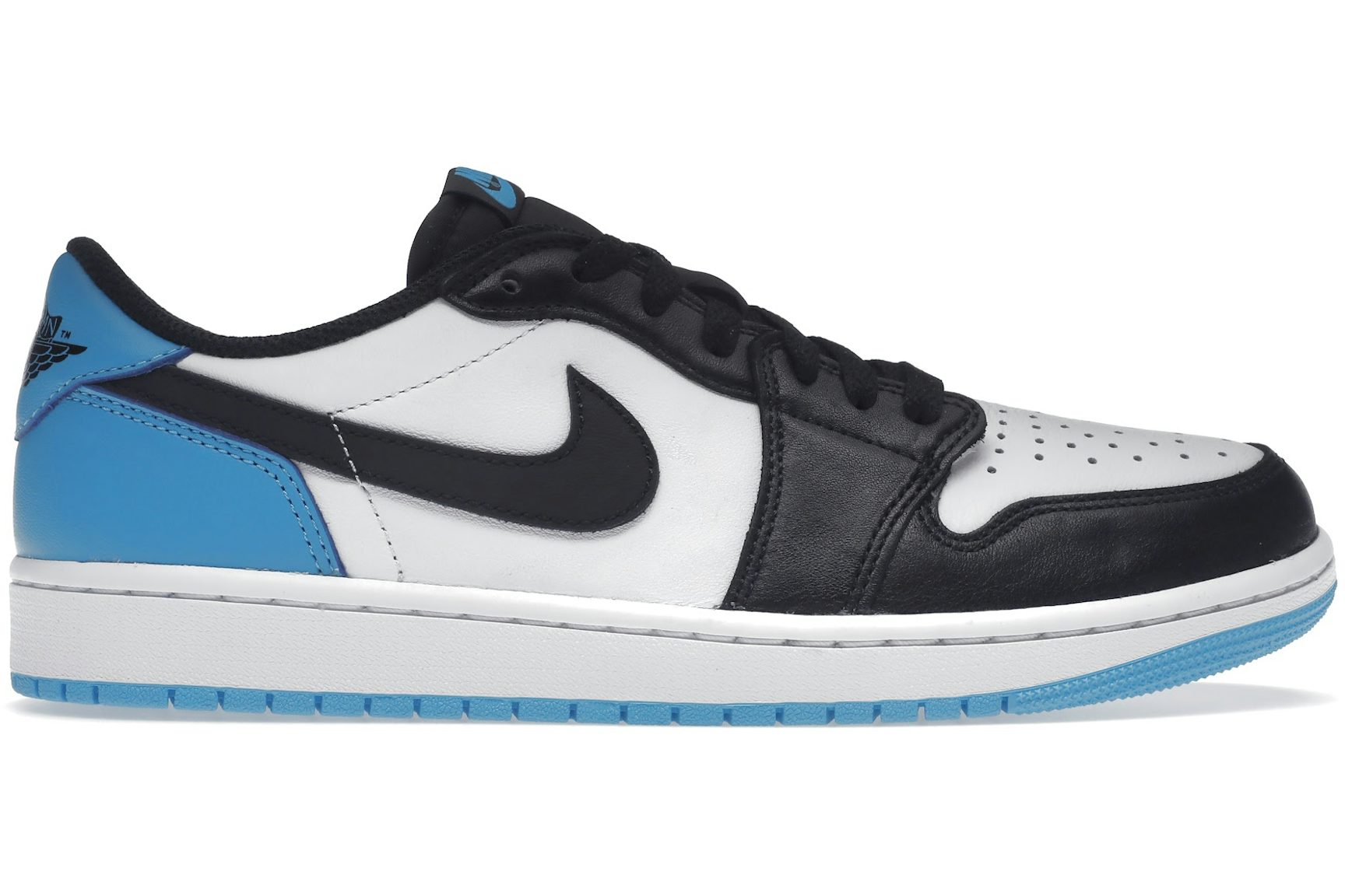 Jordan 1 Retro Low OG Black Dark Powder Blue-1