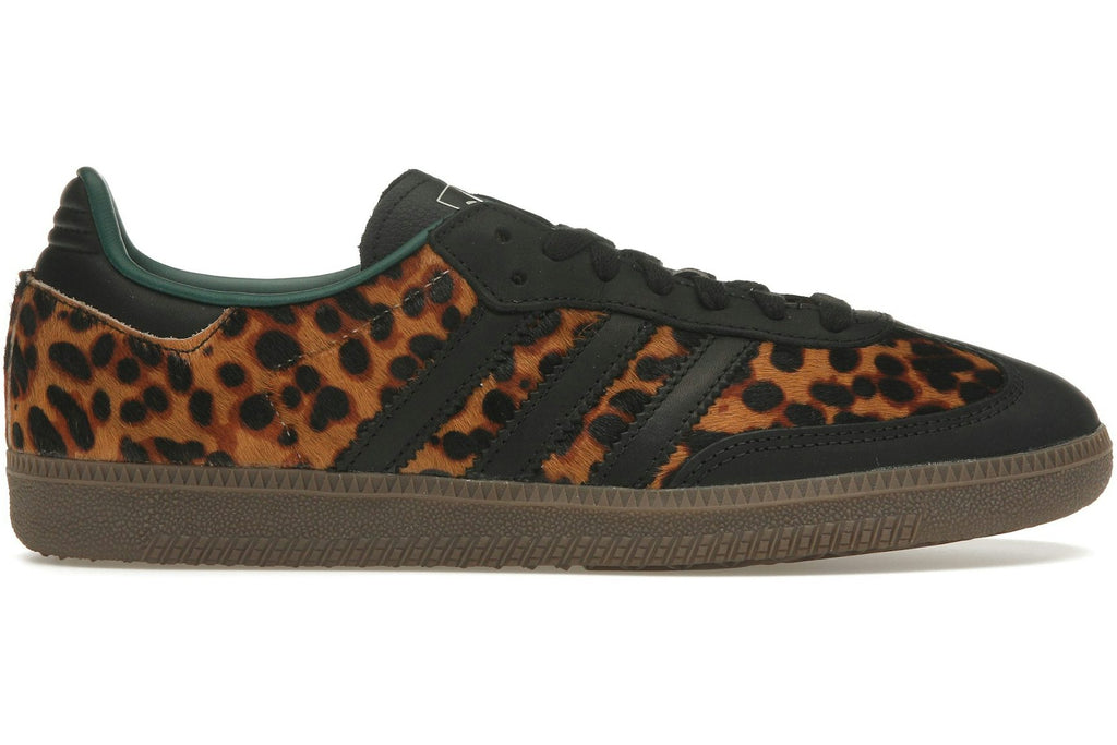 adidas Samba OG Black Green Leopard (Women's)-1