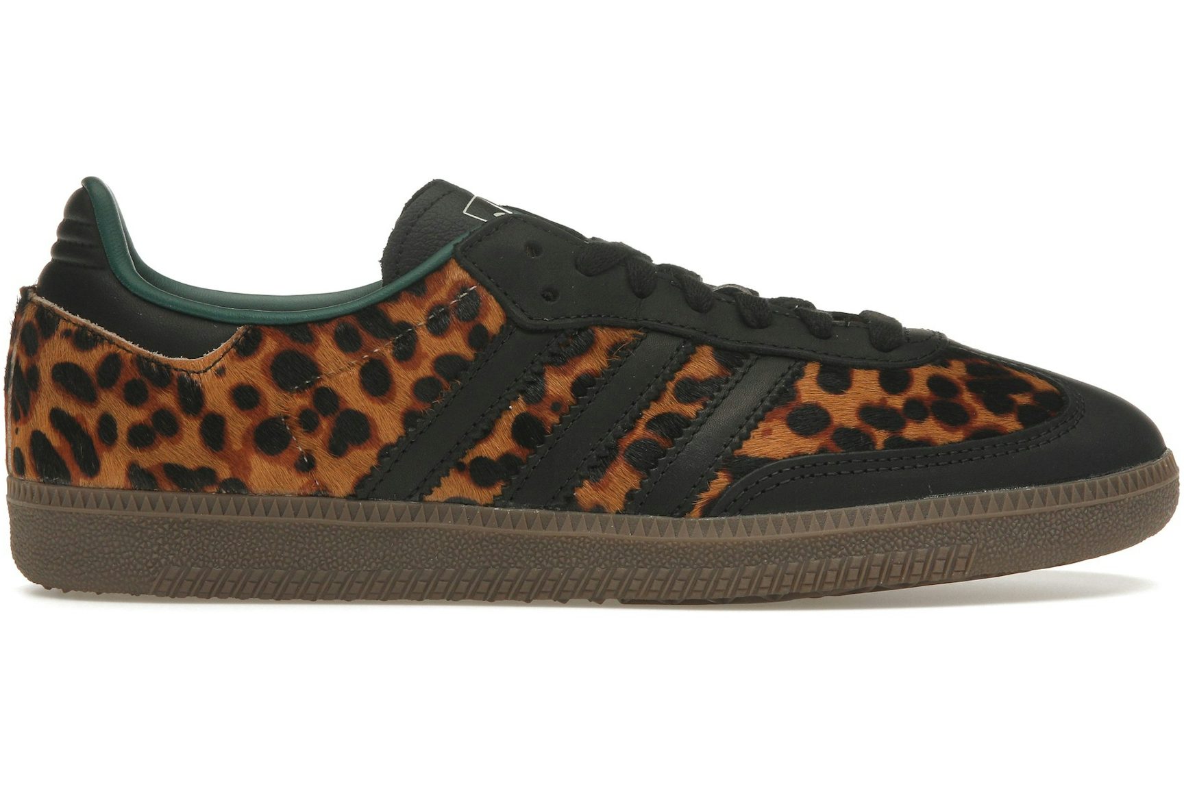 adidas Samba OG Black Green Leopard (Women's)-1