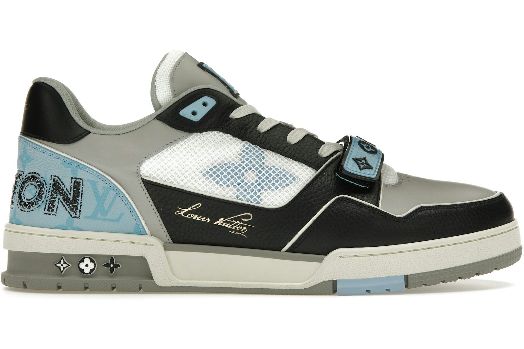 Louis Vuitton LV Trainer Blue Grey Black