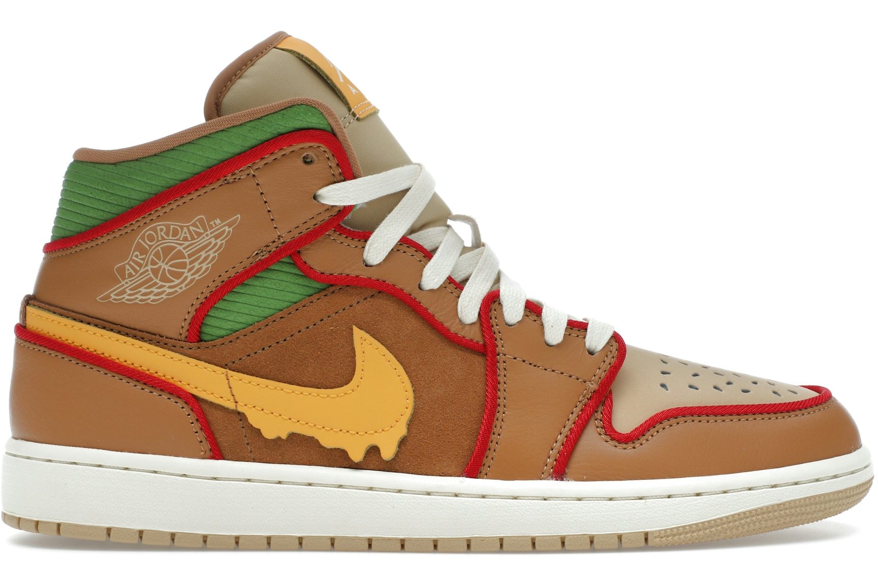 Jordan 1 Mid SE Cheeseburger