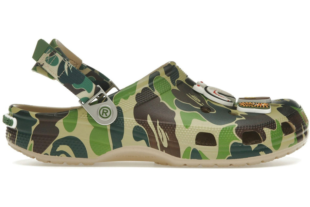 Crocs Classic Clog A Bathing Ape ABC Camo Green