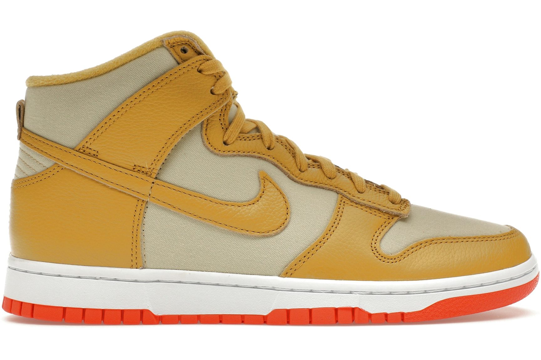 Nike Dunk High Wheat Gold Safety Orange-1