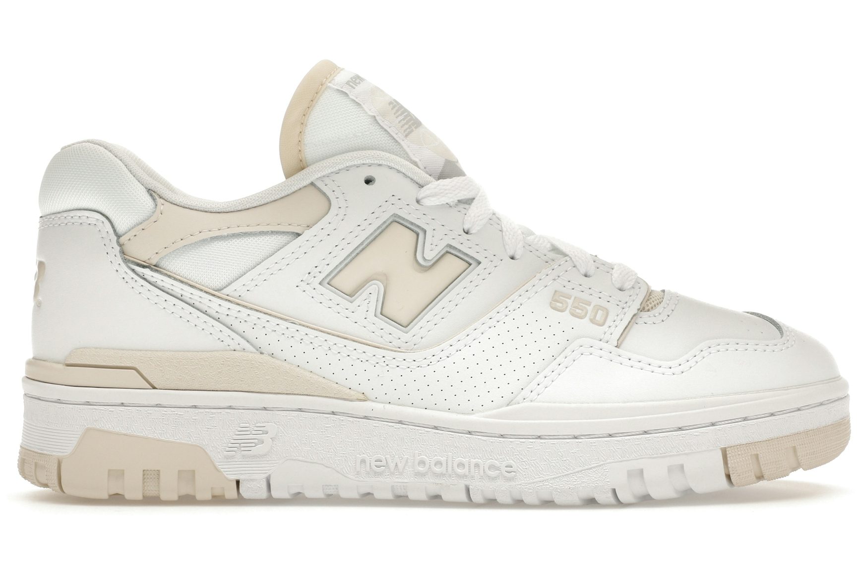New Balance 550 White Linen (Women's)-1