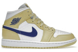 Jordan 1 Mid Lemon Wash Lapis (Women's)