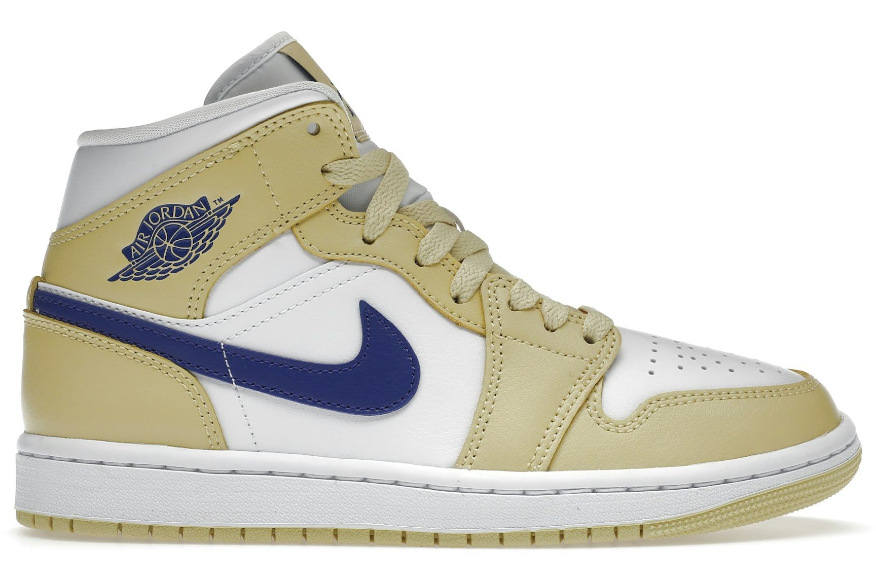 Jordan 1 Mid Lemon Wash Lapis (Women's)