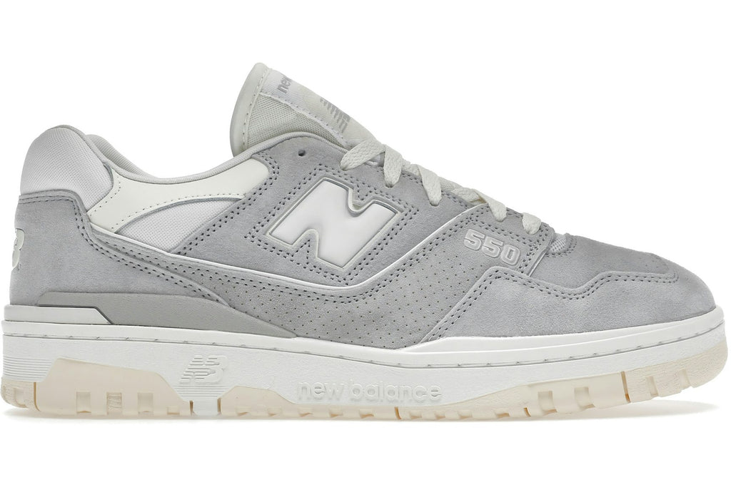 New Balance 550 Grey Suede-1