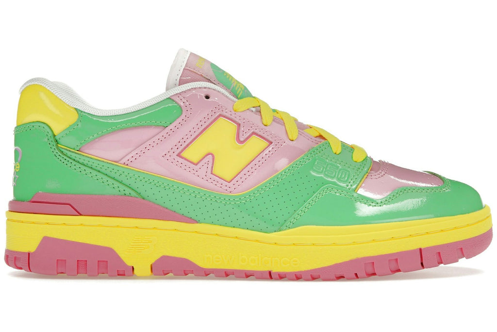 New Balance 550 Y2K Patent Leather Pack Pink Green-1
