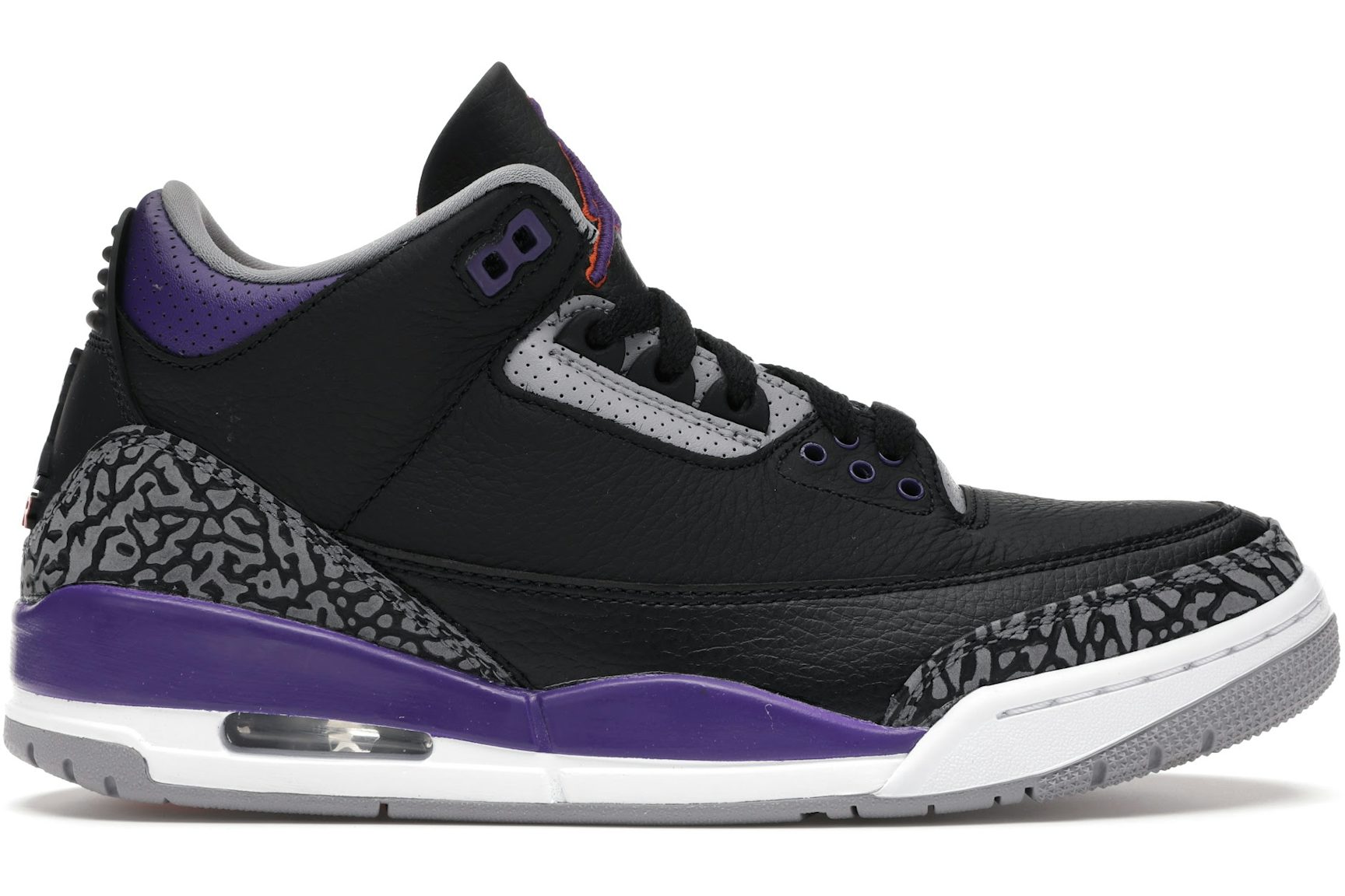 Jordan 3 Retro Black Court Purple-1