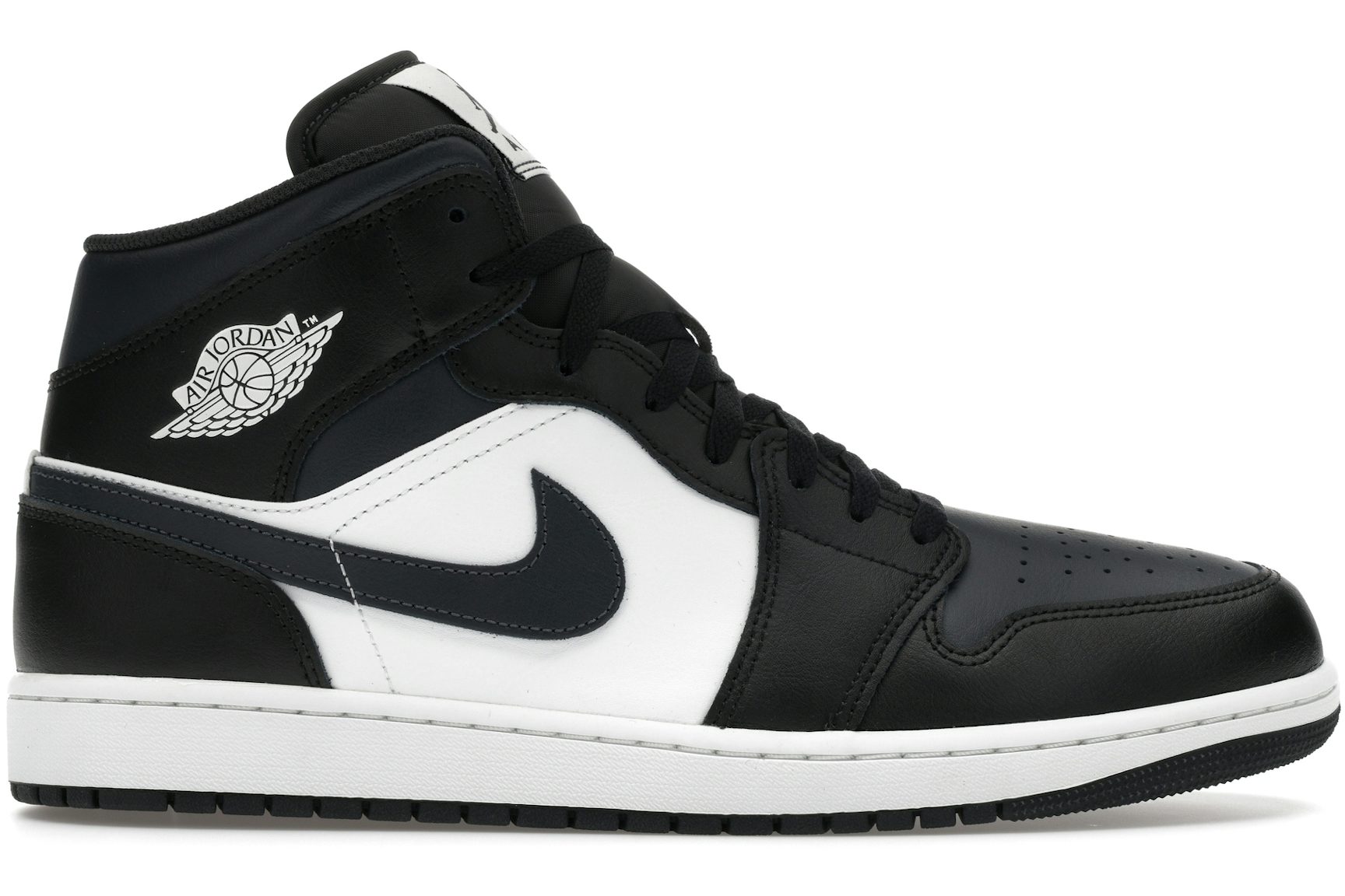 Jordan 1 Mid Off Noir Toe