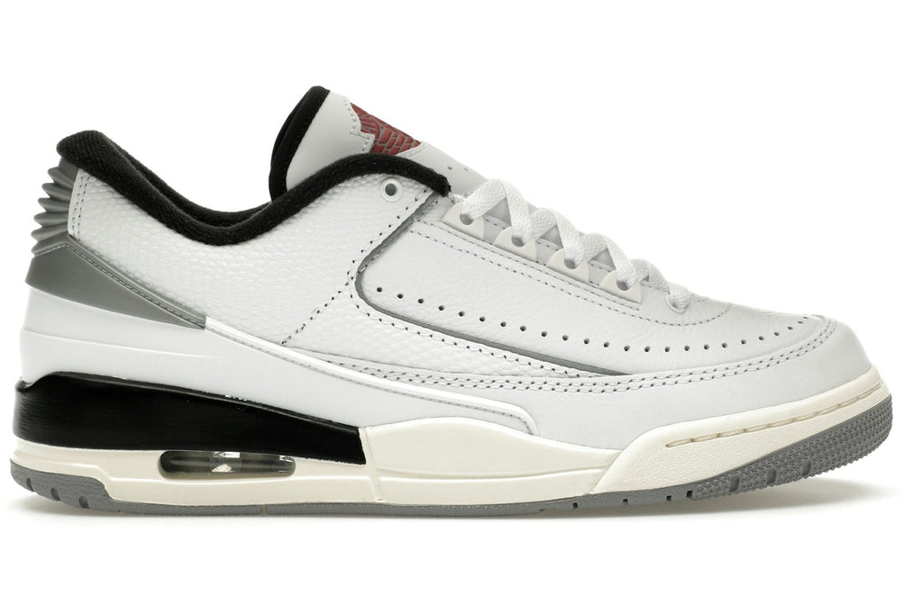 Jordan 2/3 White Black Metallic Silver