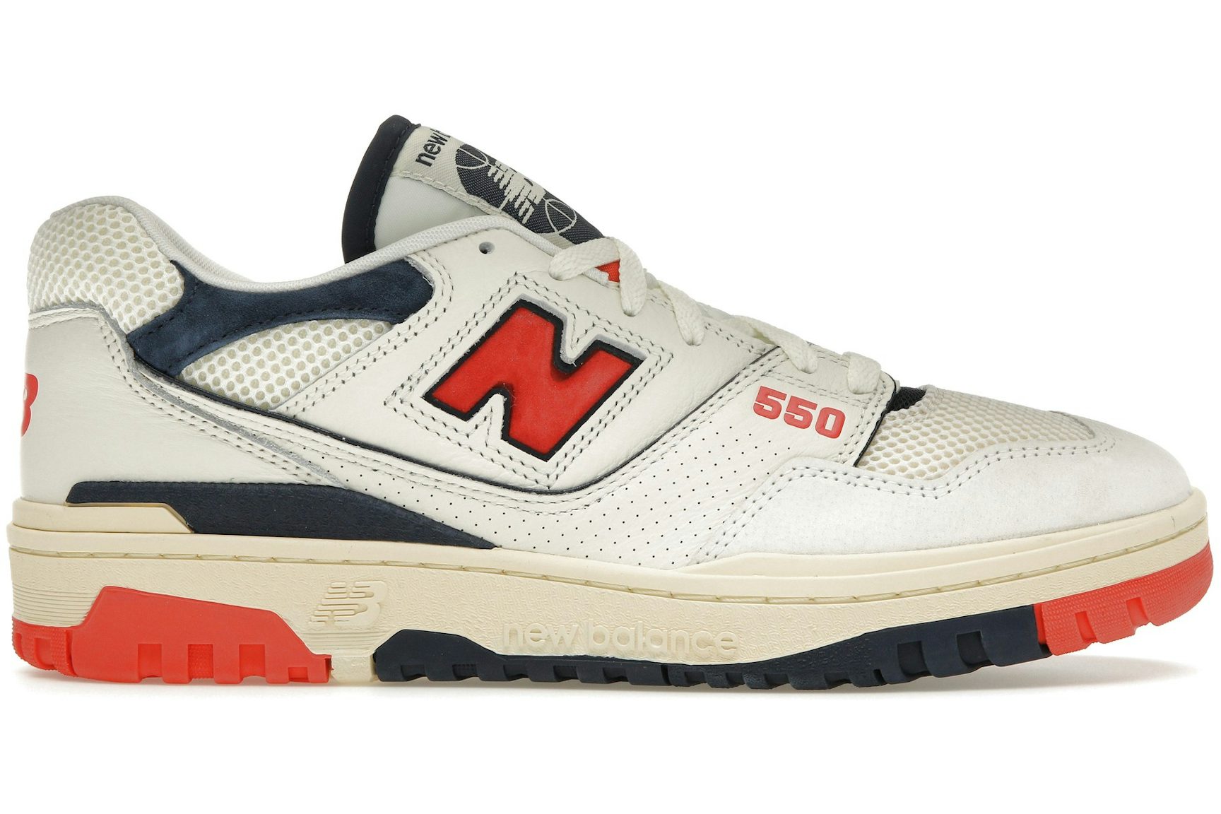 New Balance 550 Sea Salt Pack Blast Red-1
