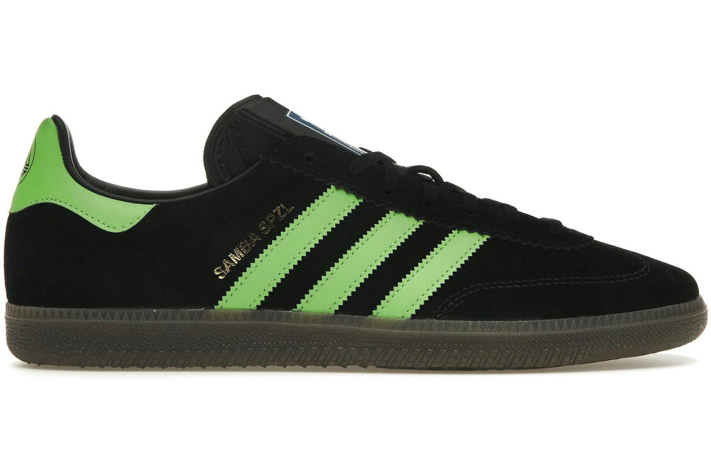 adidas Samba Deco SPZL Black Lucid Lime-1