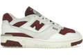 New Balance 550 Sea Salt Classic Crimson