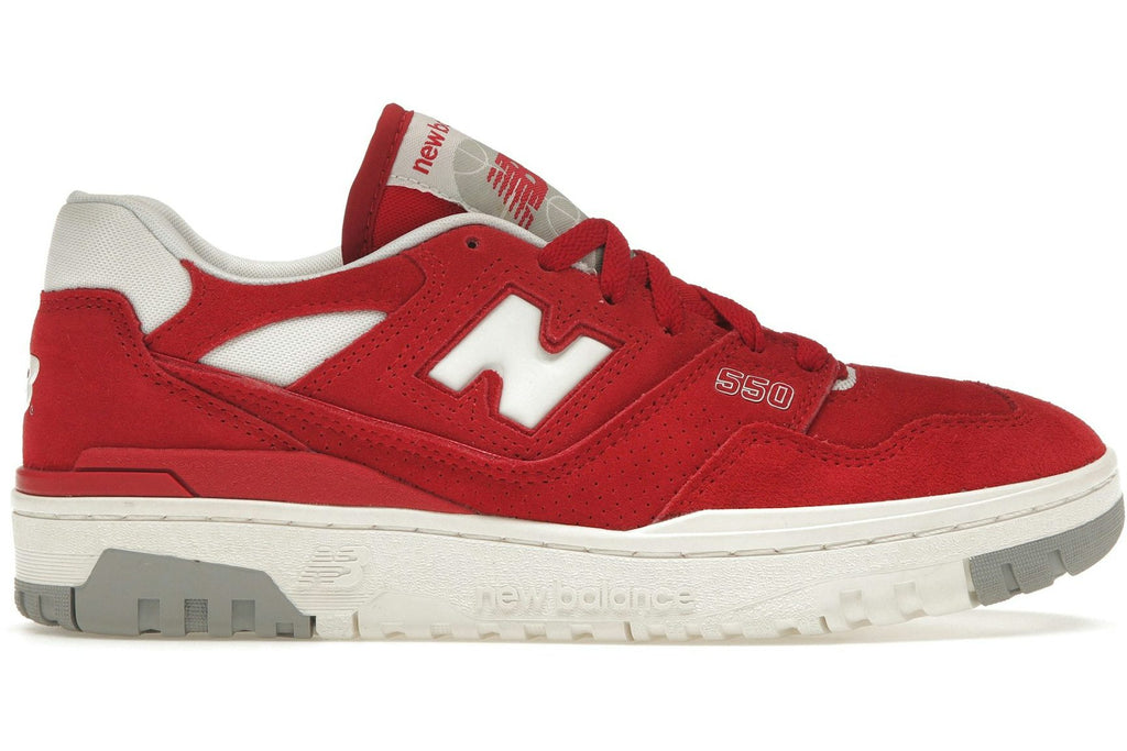 New Balance 550 Suede Pack Team Red-1