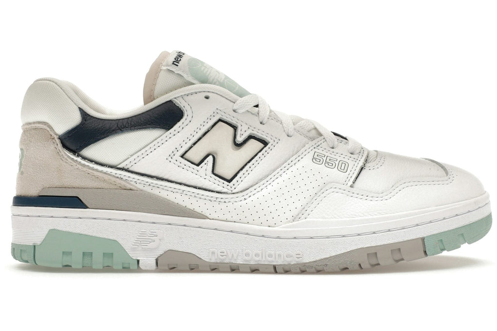 New Balance 550 White Winter Fog Navy-1