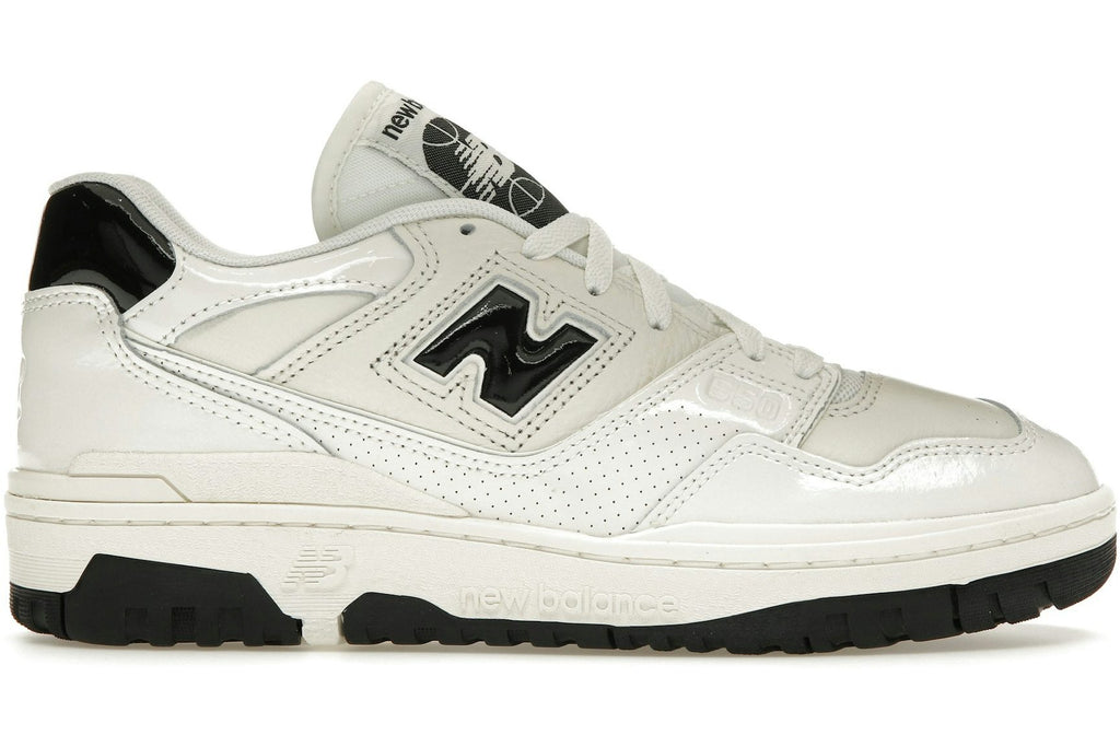 New Balance 550 Sea Salt Black Patent-1