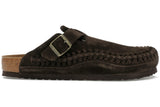 Birkenstock Boston Braided Suede Kith Mocca