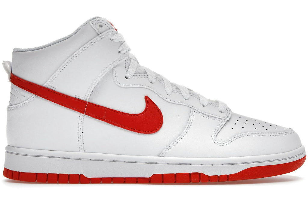 Nike Dunk High White Picante Red-1