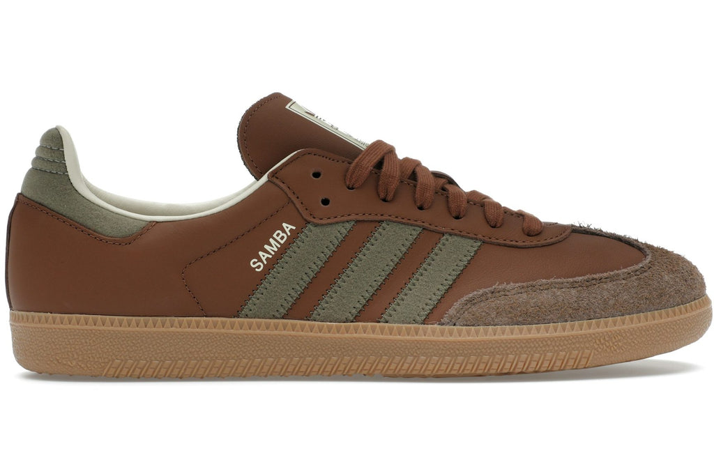 adidas Samba OG Preloved Brown Olive Strata-1