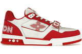 Louis Vuitton Trainer Red Monogram Denim