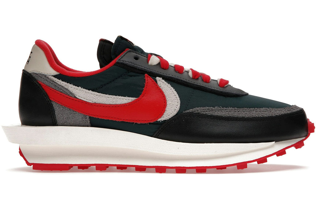 Nike LD Waffle sacai Undercover Midnight Spruce University Red-1