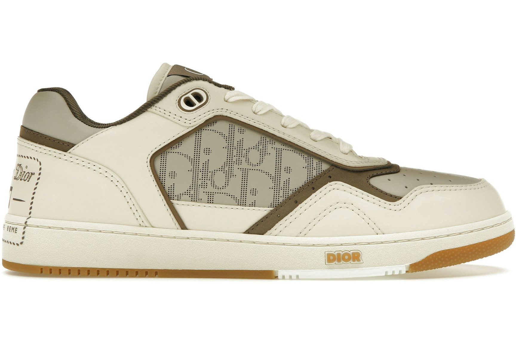 Dior B27 Low by Birkenstock Cream Greige Greige Dior Oblique-1