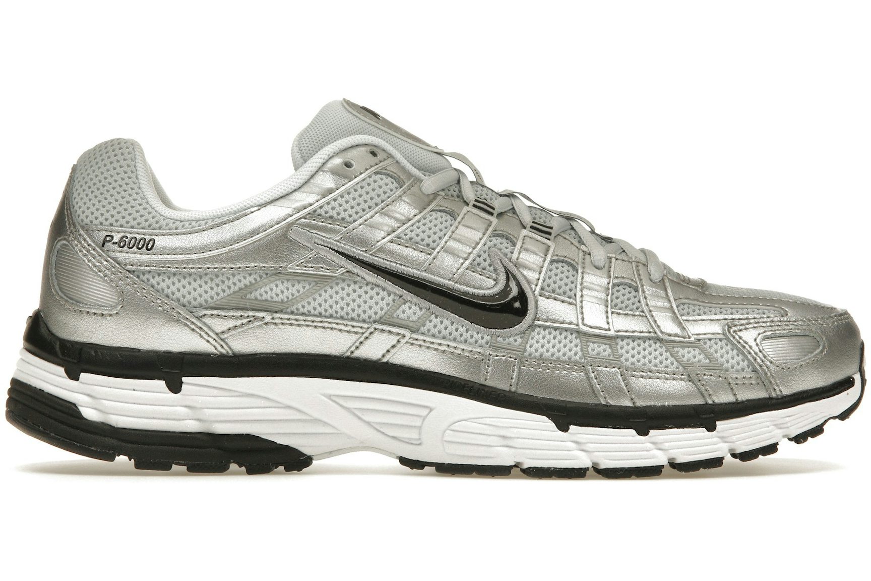 Nike P-6000 Metallic Silver Pure Platinum (Women's)