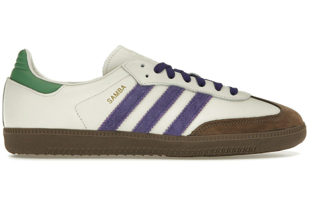 adidas Samba OG Off White Core Purple Green Brown (Women's)-1