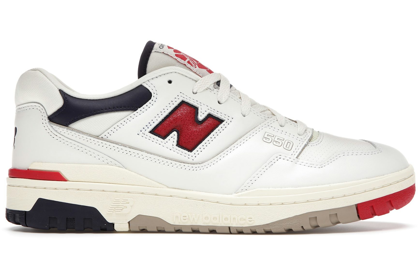 New Balance 550 Aime Leon Dore White Navy Red-1