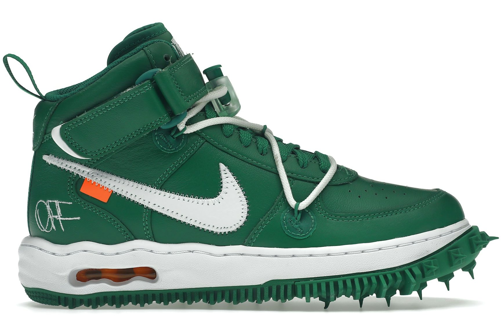 Nike Air Force 1 Mid Off-White Pine Green