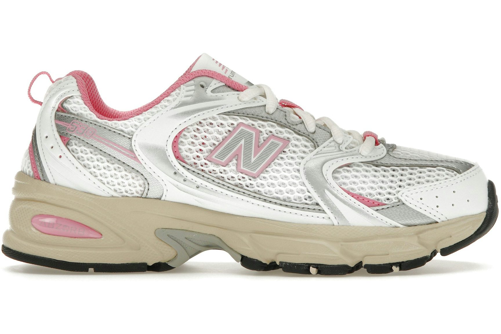 New Balance 530 White Pink Vintage-1
