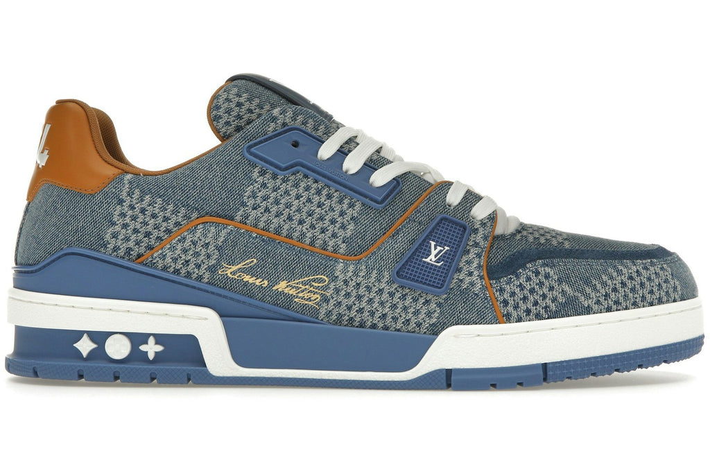 Louis Vuitton LV Trainer Blue Damier 3D Denim