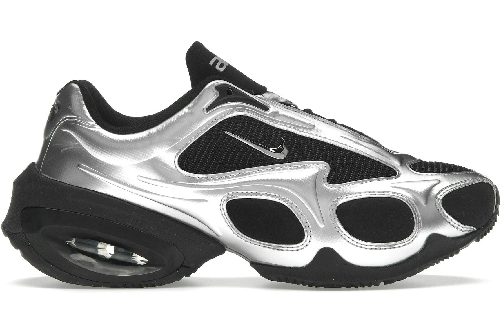 Nike Air Max Muse Black Metallic Silver (Women's)-1