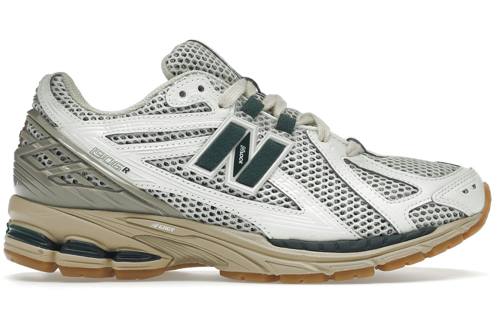 New Balance 1906R White Green Cream-1