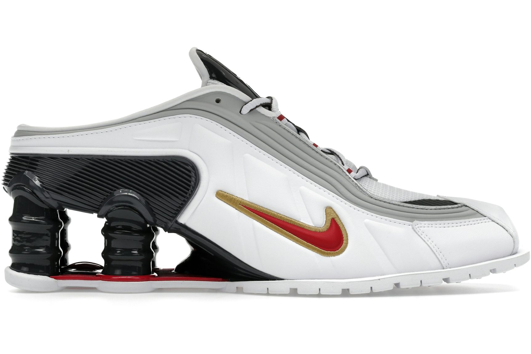 Nike Shox MR4 Mule Martine Rose Metallic Platinum Varsity Red (Women's)