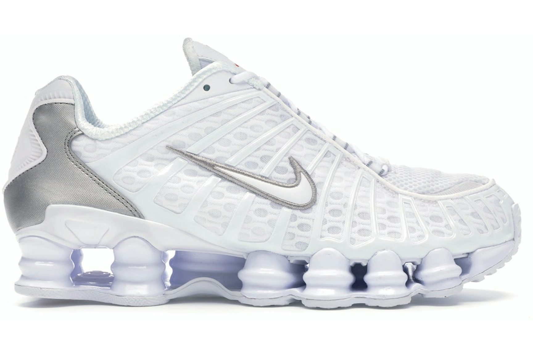 Nike Shox TL White Metallic Silver