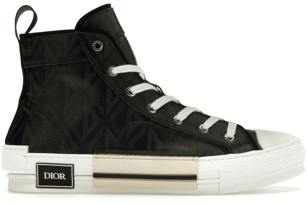 Dior B23 High Top Black CD Diamond-1