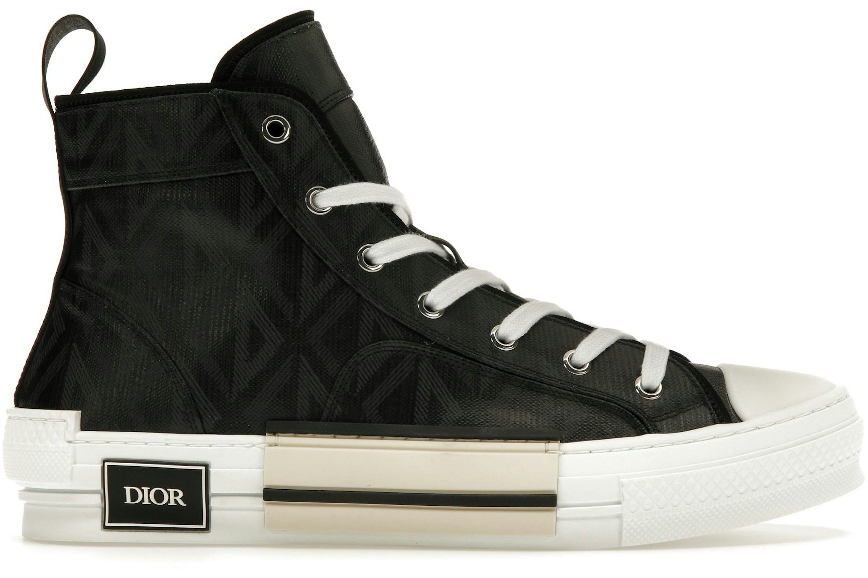 Dior B23 High Top Black CD Diamond-1