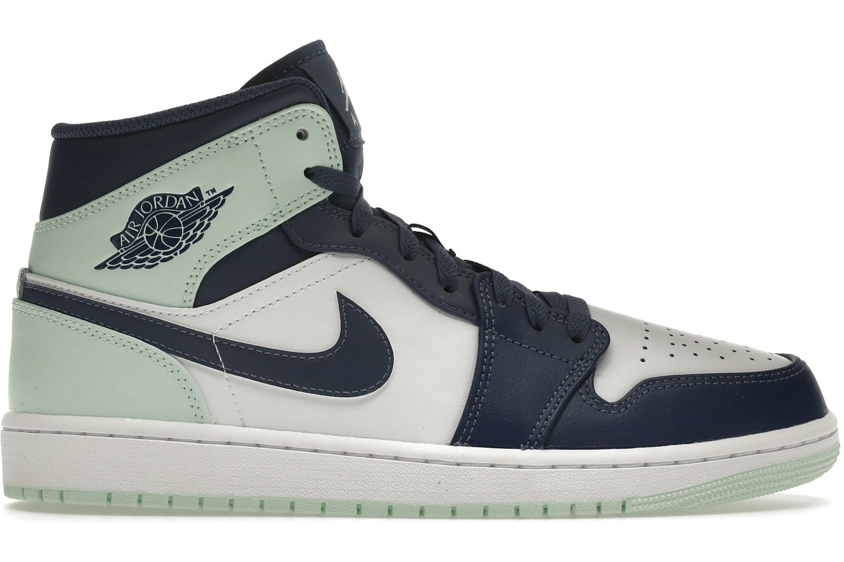 Jordan 1 Mid Mystic Navy Mint Foam