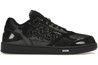 Dior B27 Low Black Patent Dior Oblique Gravity Embossed