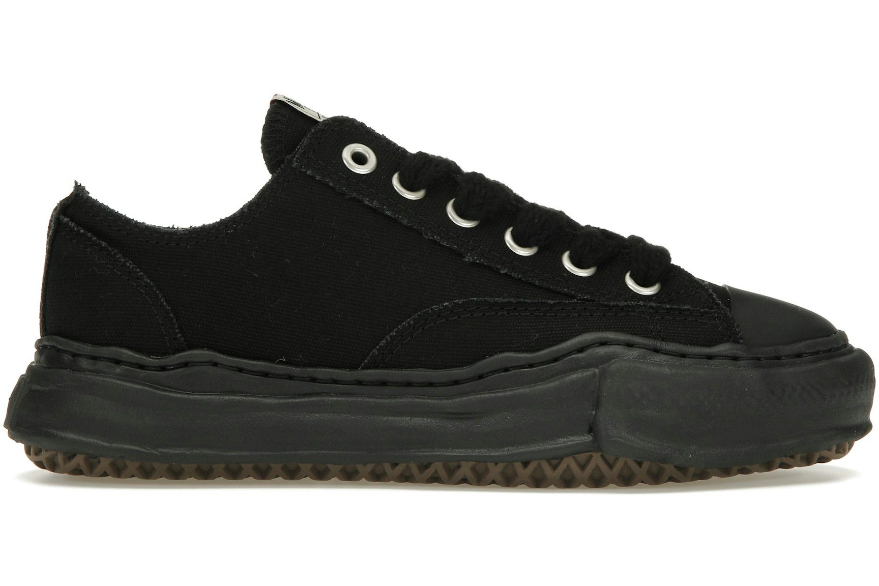 Maison Mihara Yasuhiro Peterson OG Sole Canvas Low Black Black-1