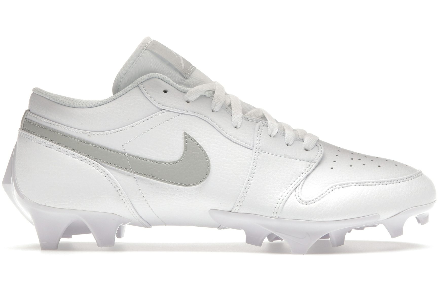 Jordan 1 Low TD Cleat White Grey Fog-1