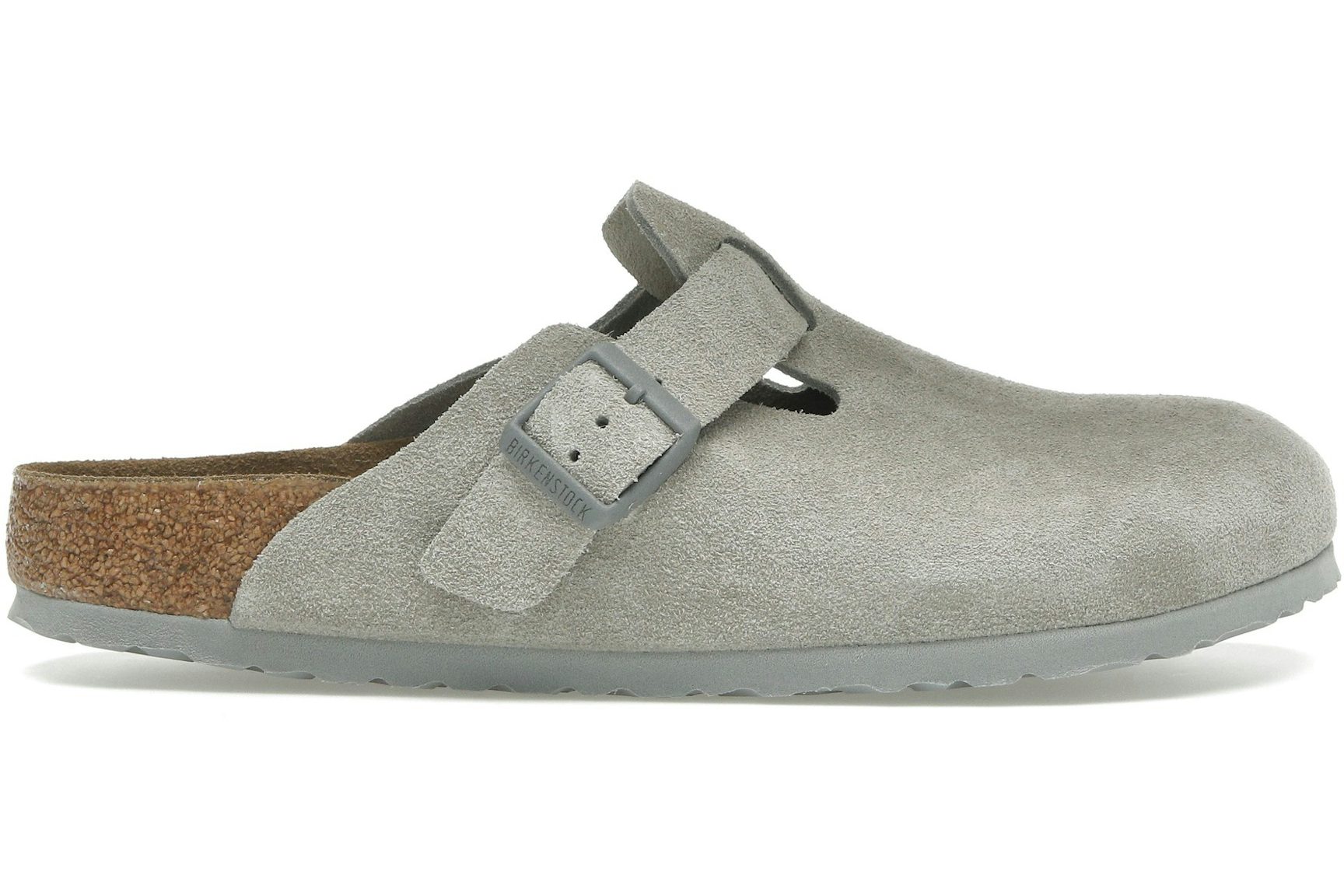 Birkenstock Boston Suede Stone Coin-1