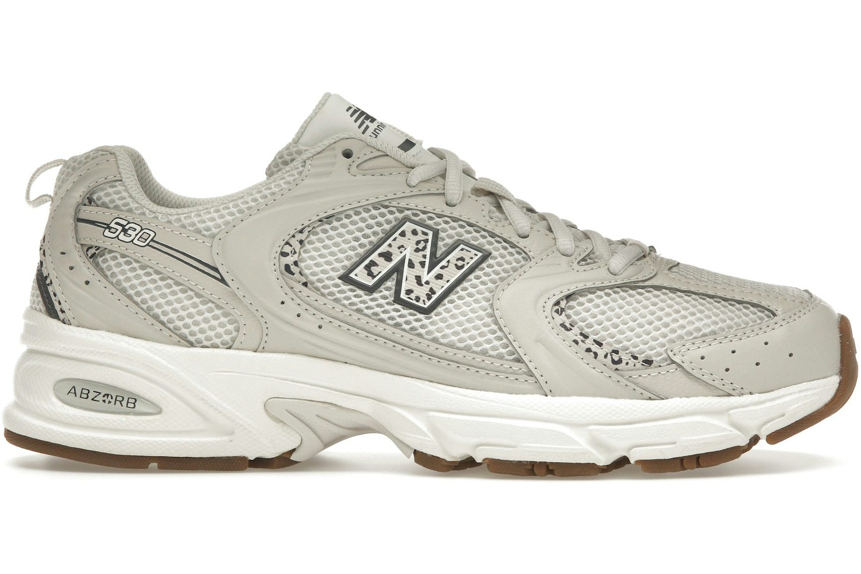 New Balance 530 Moonbeam Cow Print