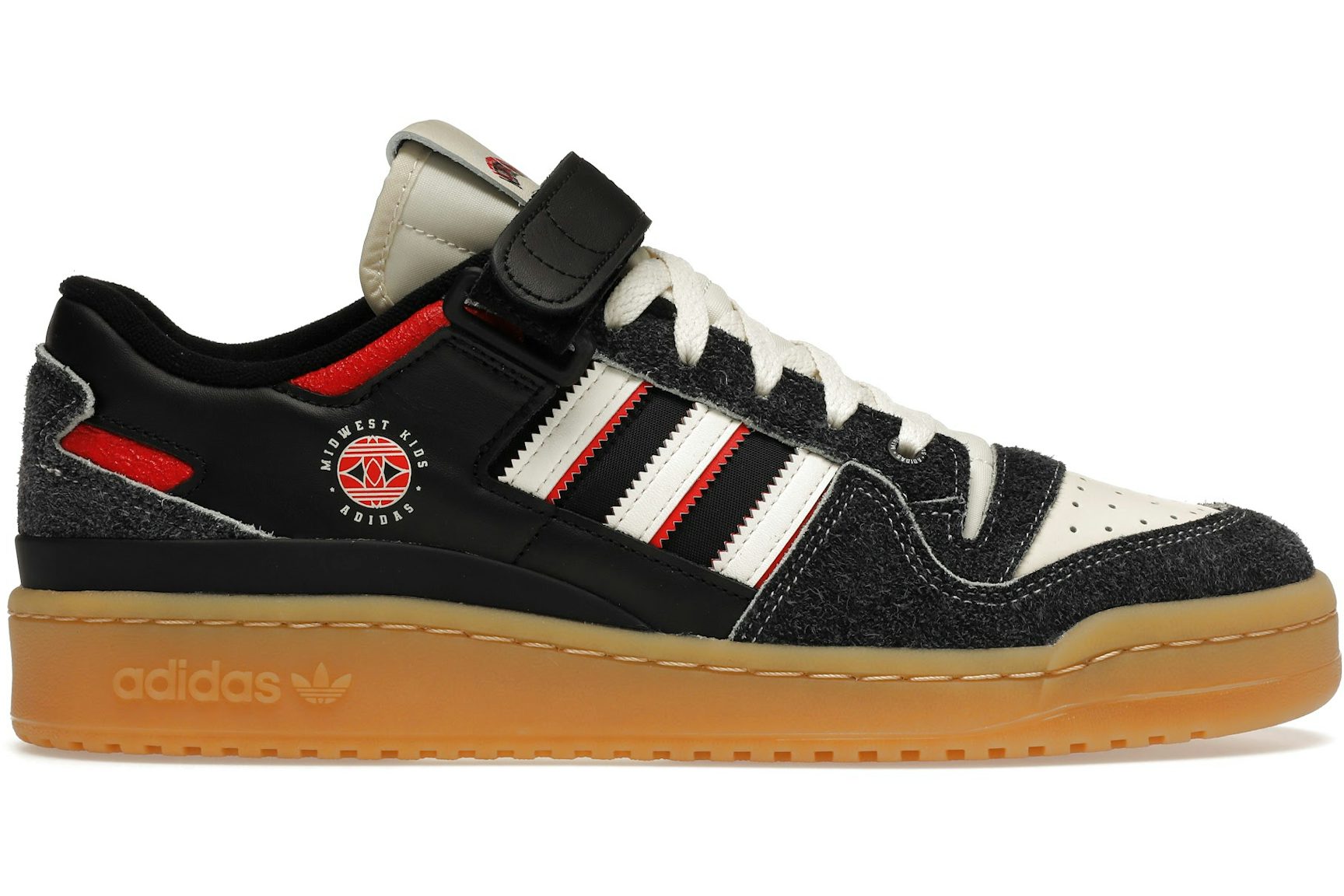 adidas Forum Low Midwest Kids Black Gum