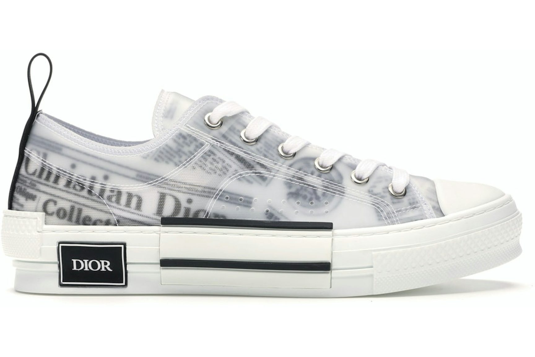 Dior B23 Low Top Daniel Asham Newspaper