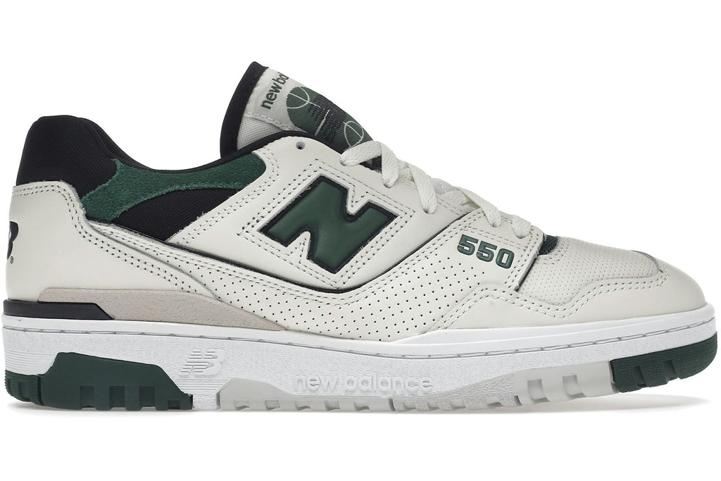 New Balance 550 Sea Salt Pine Green-1