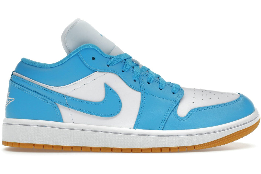 Jordan 1 Low White Gum Light Brown Dark Powder Blue (Women's)-1